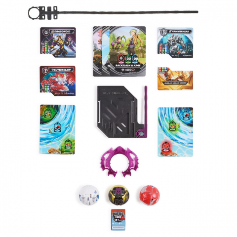 Bakugan starter pack dragonoid titanium hammerhead butterclaw, varsta de la 6 ani la 13 ani [1]