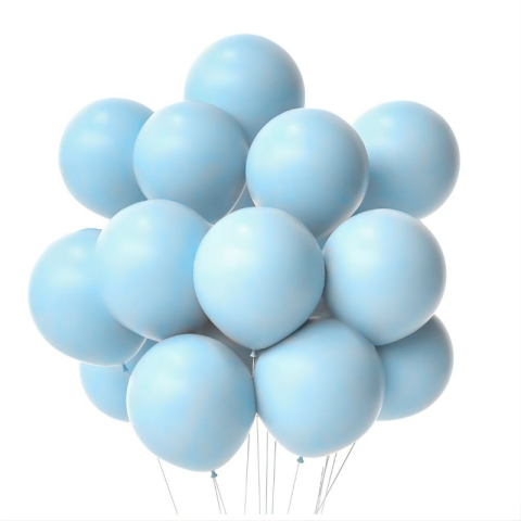 Baloane aniversare, 24cm, diverse culori, COD25, set 100 buc [3]