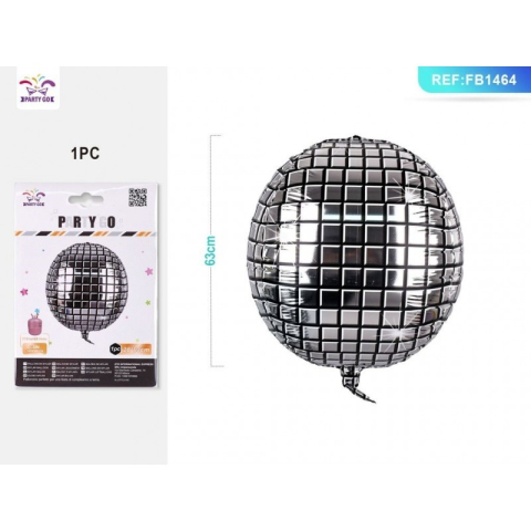 Baloane - Balon din folie PartyGo Disco, 28x63cm, FB1464