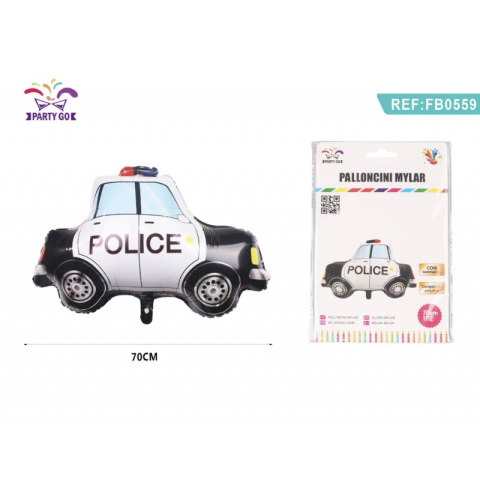 Baloane - Balon din folie PartyGo Police, 70cm, FB0559