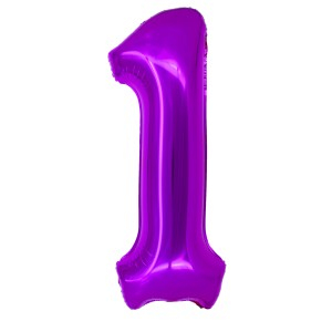 Cadouri Jucării Copii Grădiniță - Balon folie cifra 1 roz 100 cm daco bl1001rz