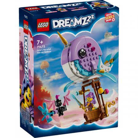 LEGO® - Balonul cu aer cald in forma de narval, varsta de la 7 ani la 10 ani