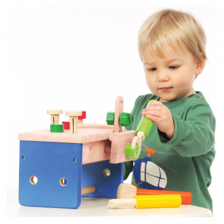 Banc de lucru si ladita cu scule 2 in 1, Wonderworld [1]