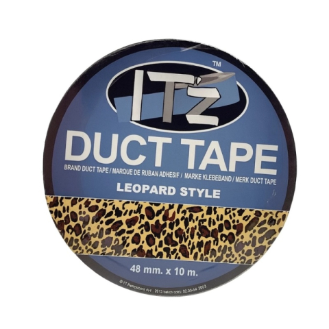 Banda adeziva decorativa, 48mm x 10m, ITZ DucTape 10, Leopard Style 02100 [1]