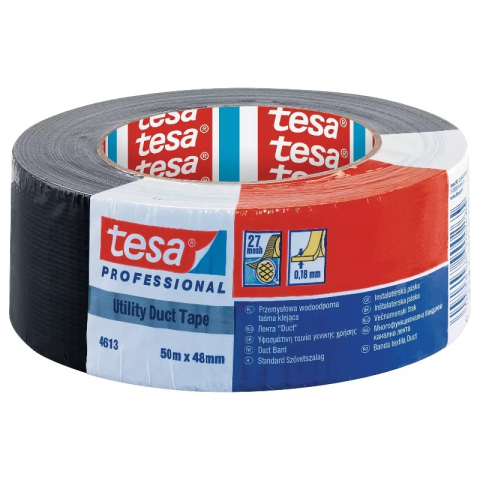 Birotică și Papetărie - Banda adeziva duct tape neagra 50m*48mm