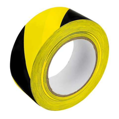 Birotică și Papetărie - Banda adeziva Grand 130-1960, pentru avertizare, 48mm x 50m, galben-negru