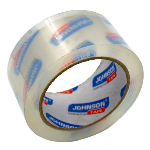 Banda adeziva Johnson, simpla, 48mm x 90yard, transparent, acrilic [1]