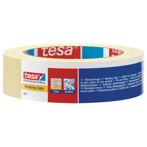 Birotică și Papetărie - Banda adeziva mascare hartie 50m*38mm tesa
