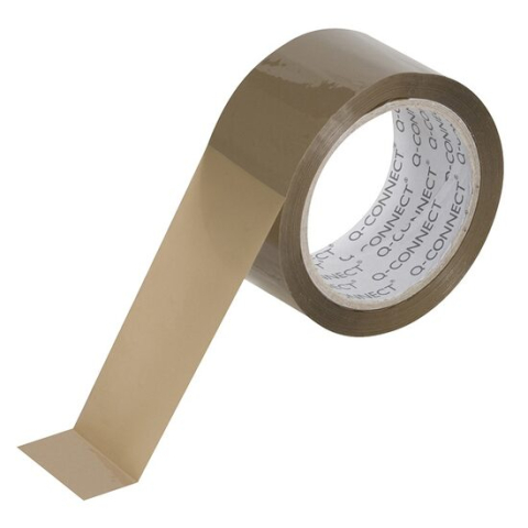 Birotică și Papetărie - Banda adeziva pentru ambalare Q-Connect Acrylic 48mmx60m  45 microni Maro 