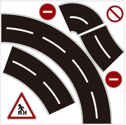 Jucării și Jocuri pentru copii - Banda auto pentru circuit si curse de masinute, 92 cm
