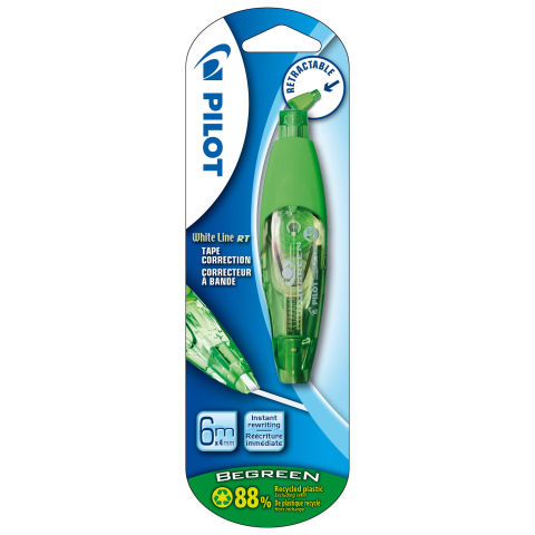 Banda corectoare 4mm*6m retractabila begreen pilot [1]