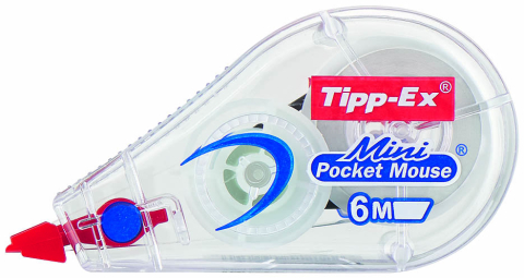 Rechizite Școlare - Banda corectoare 5mm*5m mini pocket mouse bic