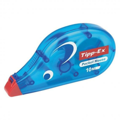 Corectoare, PIC, Radiere si Gume de Sters - Banda corectoare Bic Tipp-Ex, 4.2mm x 10m, model Pocket Mouse