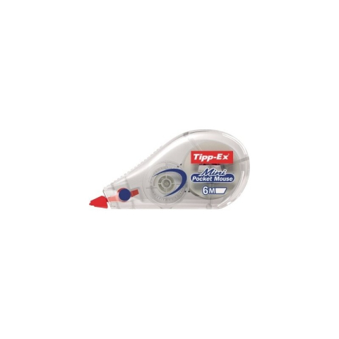 Corectoare, PIC, Radiere si Gume de Sters - Banda corectoare Bic Tipp-Ex, 5mm x 6m, model Mini Pocket Mouse