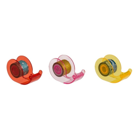 Banda decorativa mini, cu 3 dispensere, 13mm, diverse modele, Out of the blue, 29/2873 / 37103, set 12 buc [2]