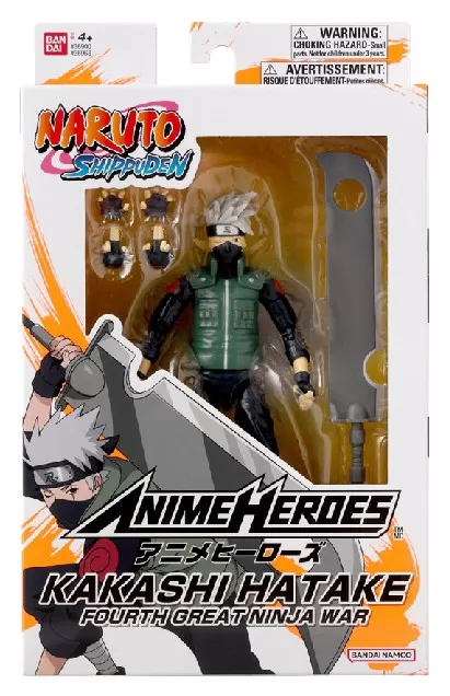 Jucării și Jocuri pentru copii - Bandai figurina naruto shippuden hatake kakashi fourth great ninja war 16.5cm, varsta de la 4 ani la +15 ani