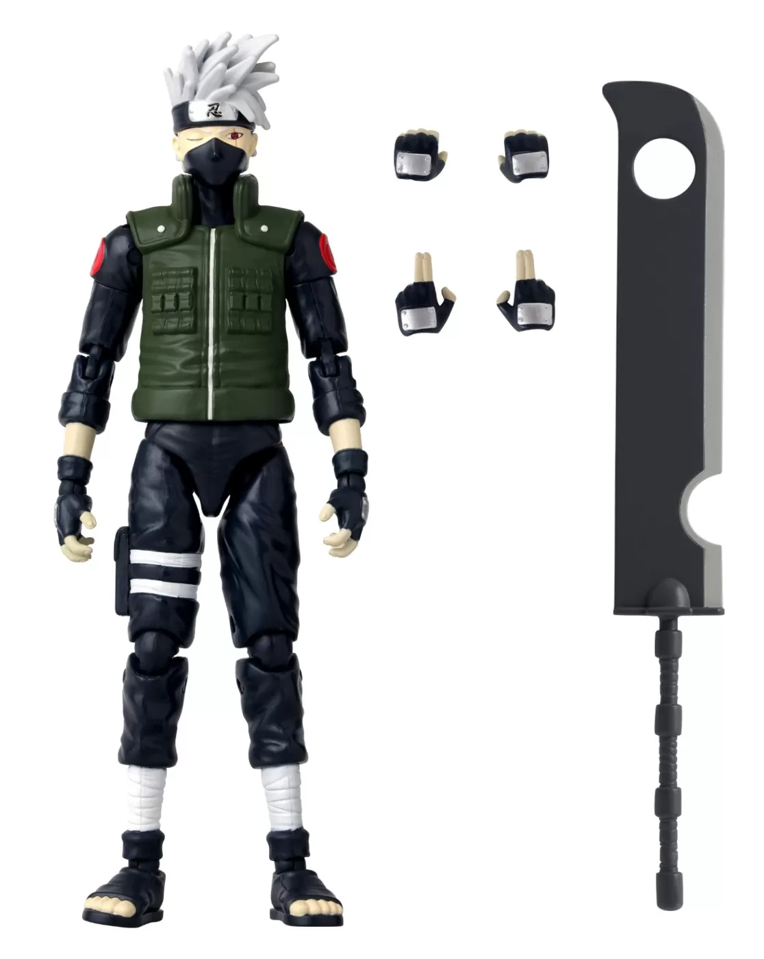 Bandai figurina naruto shippuden hatake kakashi fourth great ninja war 16.5cm, varsta de la 4 ani la +15 ani [6]