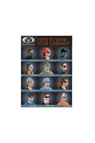 Bandana Flying Fisherman Fish Scales SunBandit Fish Scales [1]