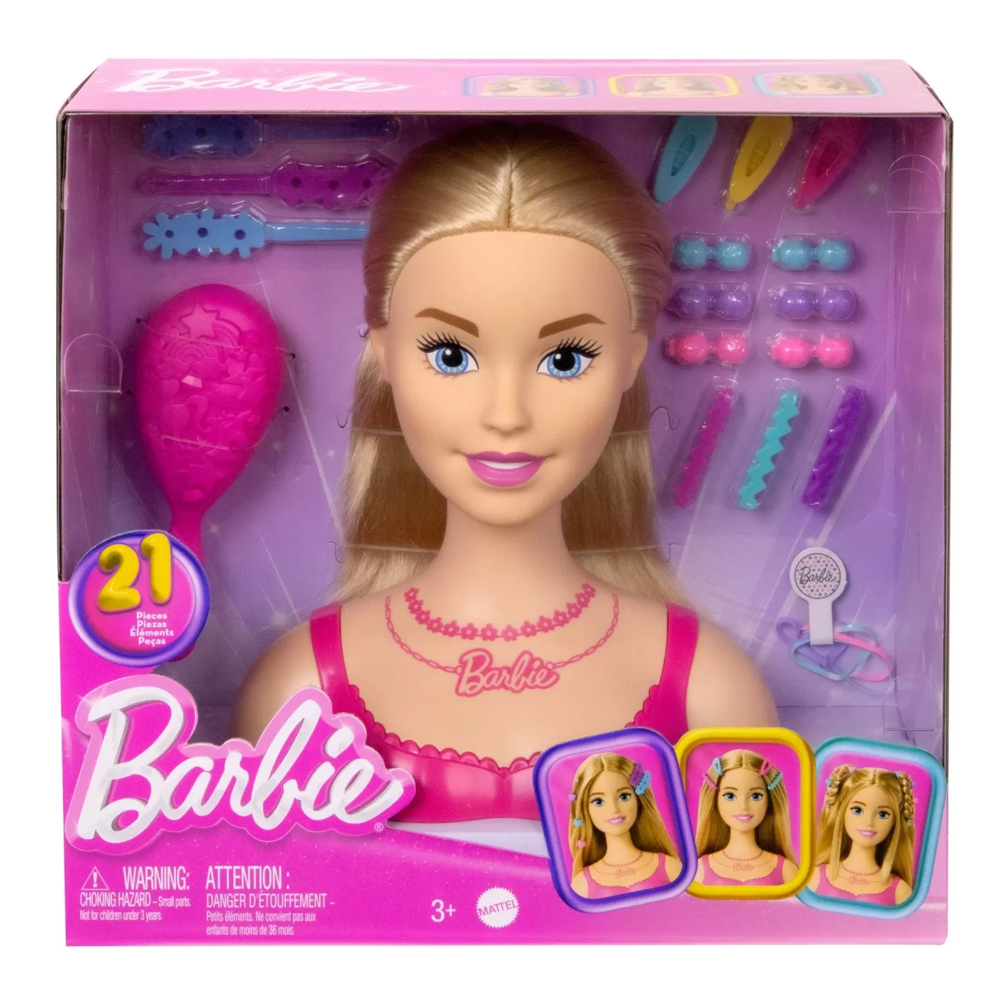 Papusi - Barbie bust barbie beauty model, varsta de la 3 ani la 7 ani