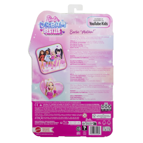 Barbie dream besties papusa barbie malibu cu accesorii  copii varsta 4 ani - 10 ani [6]