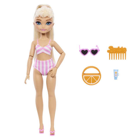 Barbie dream besties papusa barbie malibu la plaja cu accesorii copii varsta 4 ani - 9 ani [1]