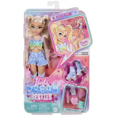 Jocuri de rol - Barbie dream besties papusa barbie petrecere pe role, varsta de la 4 ani la 7 ani