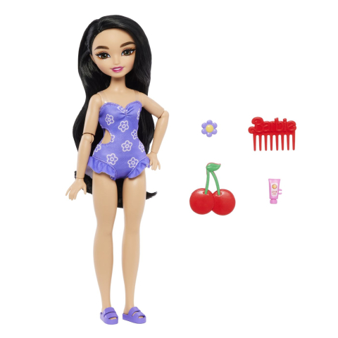 Barbie dream besties papusa barbie renee la plaja cu accesorii copii varsta 4 ani - 9 ani [1]