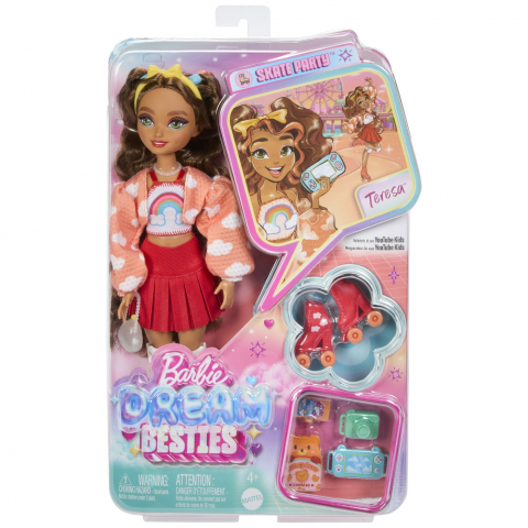 Jucării și Jocuri pentru copii - Barbie dream besties papusa teresa cu role, varsta de la 4 ani la 9 ani
