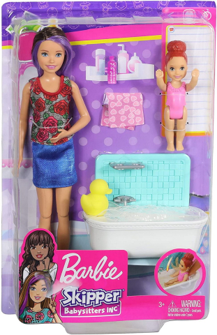 Jucării și Jocuri pentru copii - Barbie family facem baita copii varsta 3 ani - 10 ani