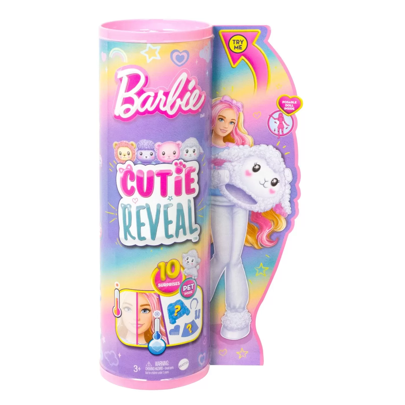 Jucării și Jocuri pentru copii - Barbie papusa barbie cutie reveal oita, copii varsta 3 ani pana la 7 ani