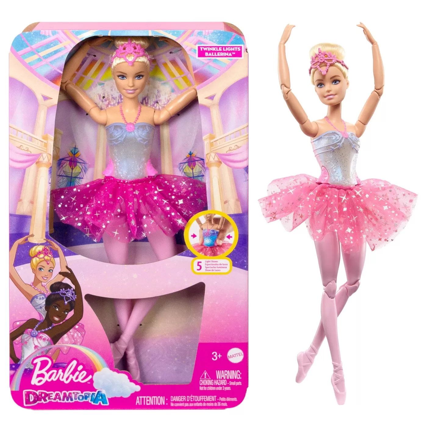 Barbie papusa barbie dreamtopia balerina, varsta de la 3 ani la 12 ani [7]