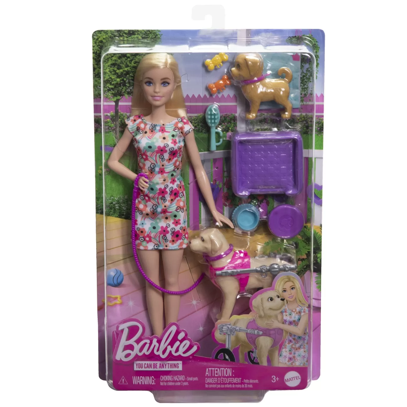 Jocuri de rol - Barbie papusa barbie you can be cu catei, varsta de la 3 ani la 7 ani