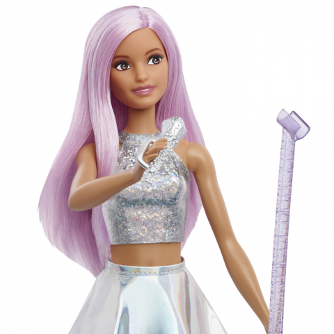 Barbie papusa barbie you can be set barbie star pop si microfon, varsta de la 3 ani la 8 ani [2]