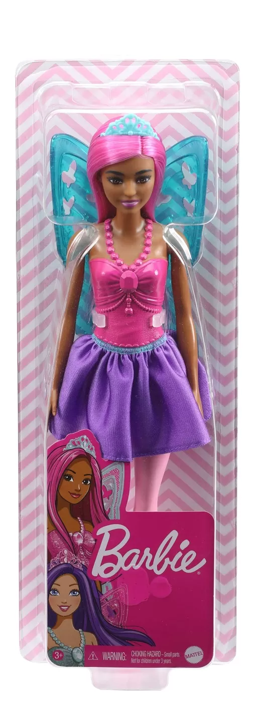 Jucării și Jocuri pentru copii - Barbie papusa barbie zana cu par roz, copii varsta 3 ani pana la 10 ani