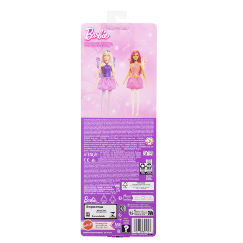 Barbie papusa barbie zana cu par si tinuta roz copii varsta 3 ani - 10 ani [6]