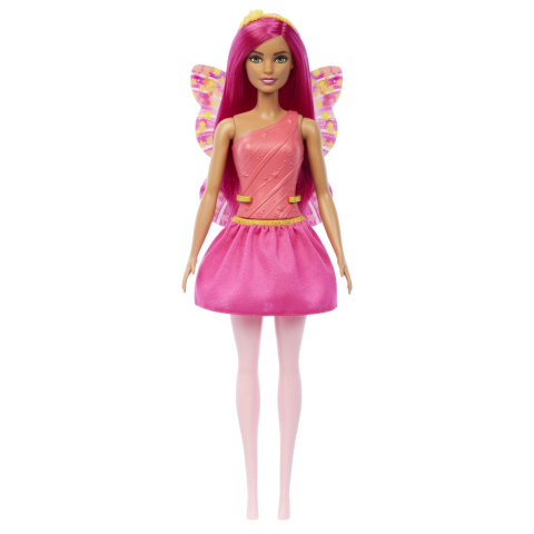 Barbie papusa barbie zana cu par si tinuta roz copii varsta 3 ani - 10 ani [5]