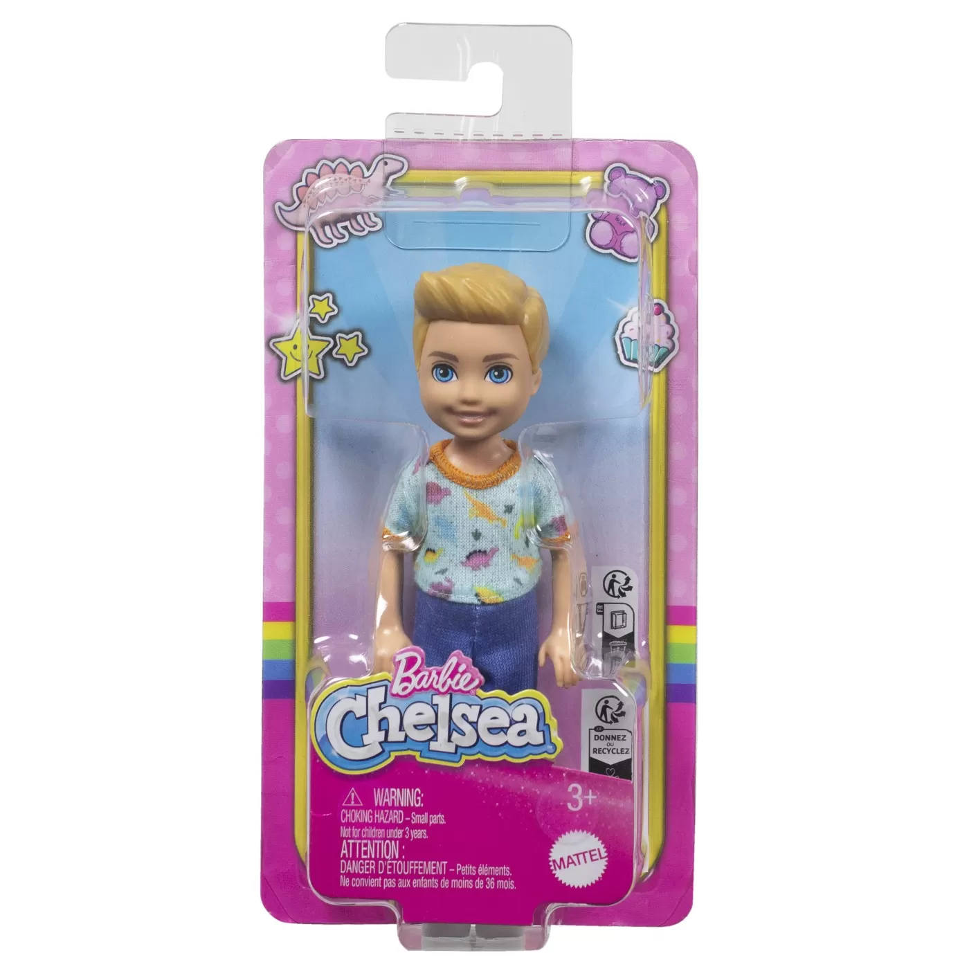 Jucării și Jocuri pentru copii - Barbie papusa chelsea baiat blond cu ochi albastri, copii varsta 3 ani pana la 12 ani