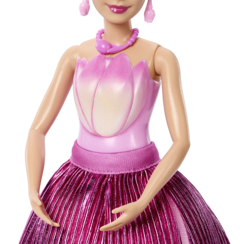 Barbie petal pop set papusa barbie lalea roz si accesorii [6]
