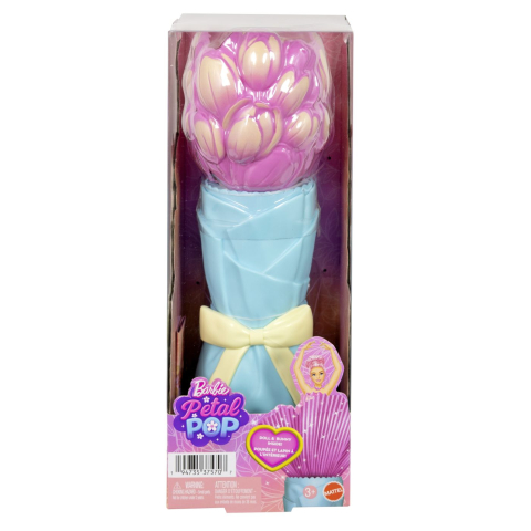 Jucării și Jocuri pentru copii - Barbie petal pop set papusa barbie lalea roz si accesorii