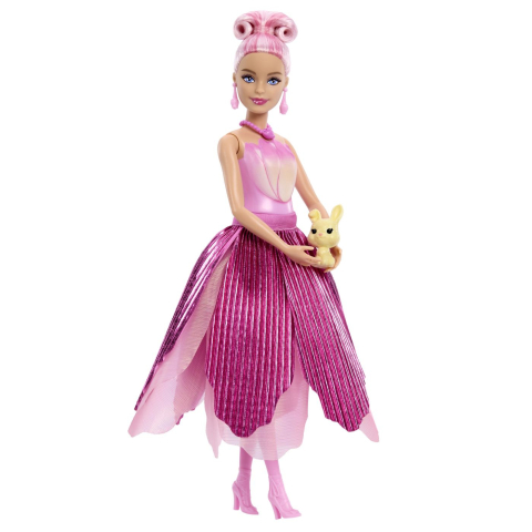 Barbie petal pop set papusa barbie lalea roz si accesorii [7]