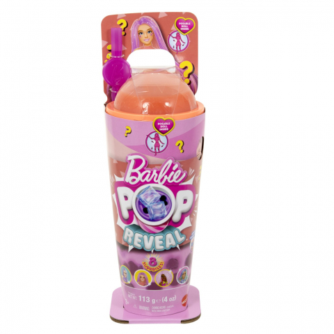 Jucării și Jocuri pentru copii - Barbie pop reveal bubble tea papusa barbie mango mochi, varsta de la 3 ani la 7 ani