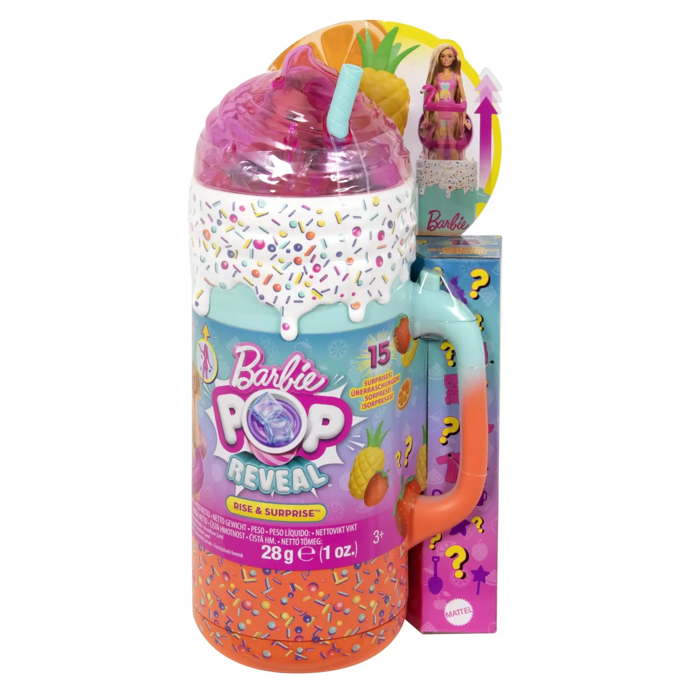 Jocuri de rol - Barbie pop reveal rise n surprise papusa barbie, varsta de la 3 ani la 7 ani