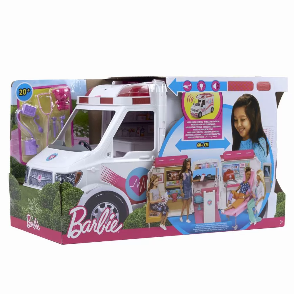 Jucarii interactive copii - Barbie set clinica mobila, varsta de la 3 ani la 12 ani