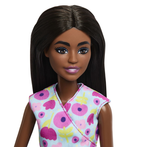 Barbie set de joaca papusa barbie bruneta face cariera medic pediatru copii varsta 3 ani - 7 ani [5]