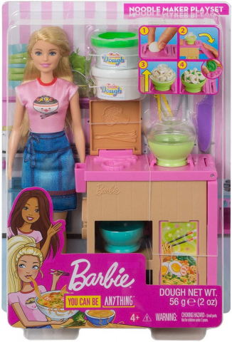 Jocuri de rol - Barbie set de joaca pregateste noodles, varsta de la 4 ani la 10 ani