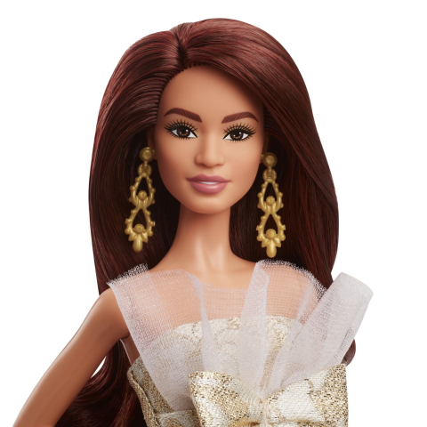 Barbie signature papusa barbie bruneta de sarbatori 2025 copii varsta 6 ani - 12 ani [3]