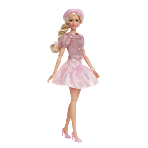 Barbie the movie papusa barbie cu rochie roz copii varsta 6 ani - 10 ani [2]