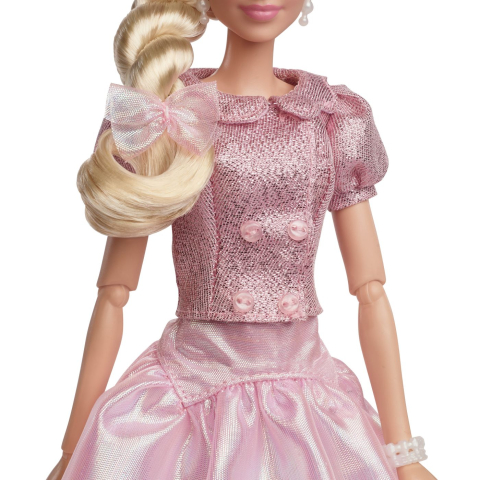 Barbie the movie papusa barbie cu rochie roz copii varsta 6 ani - 10 ani [4]