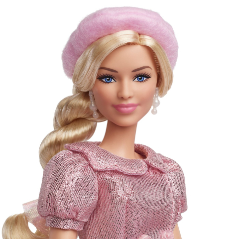 Barbie the movie papusa barbie cu rochie roz copii varsta 6 ani - 10 ani [3]