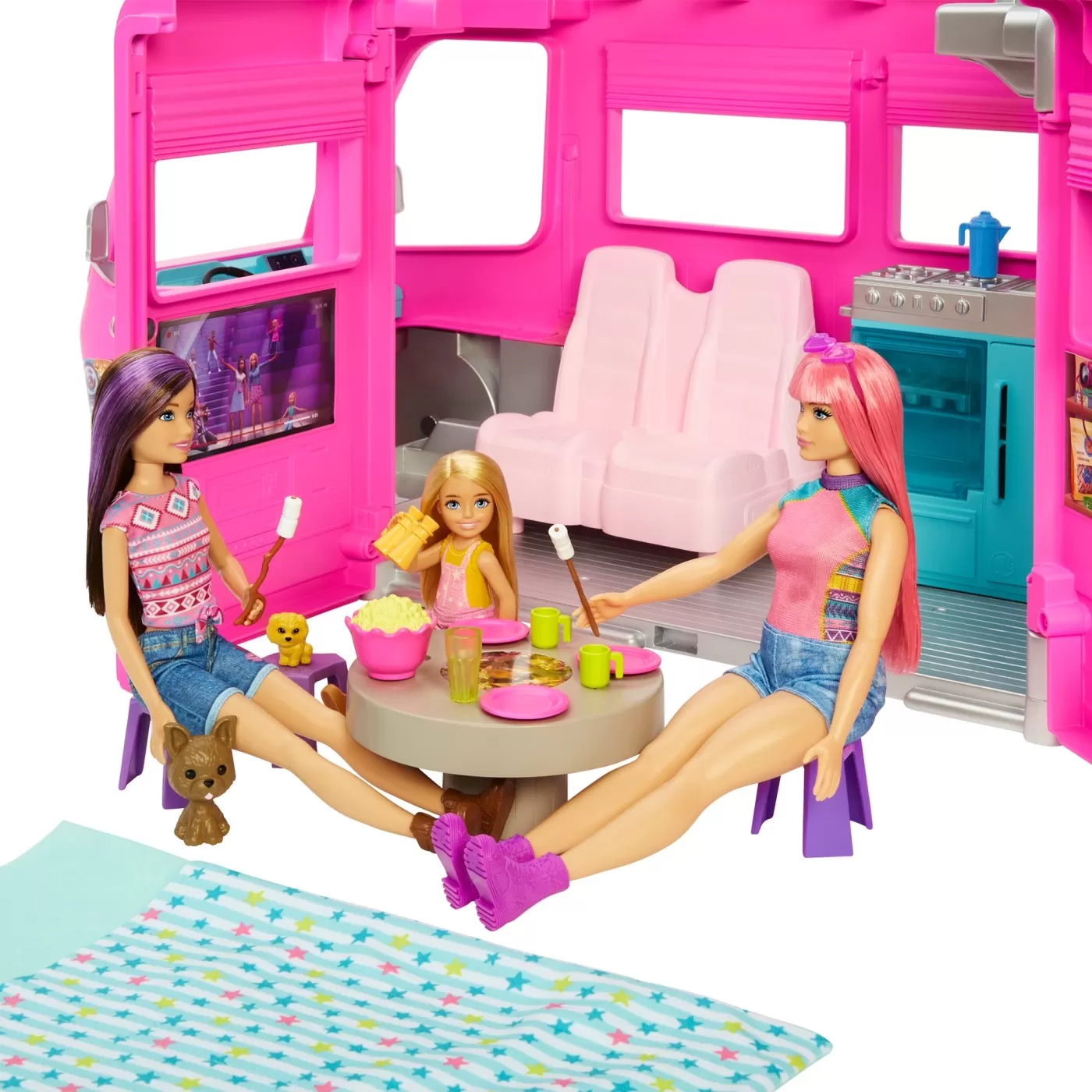 Barbie vehicul dream camper, varsta de la 3 ani la 12 ani [7]